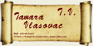 Tamara Vlasovac vizit kartica